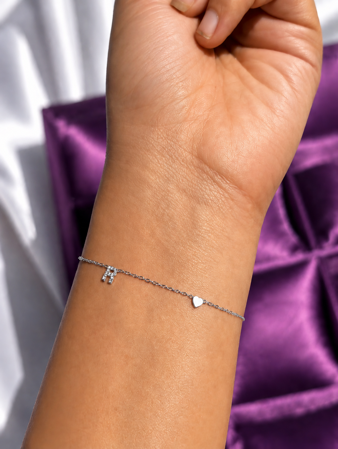 Initial Charm Bracelet