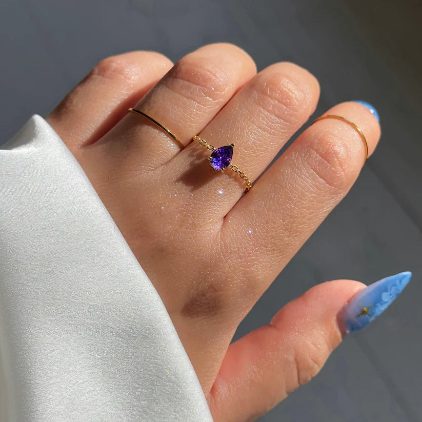 Amethyst Meadow Ring
