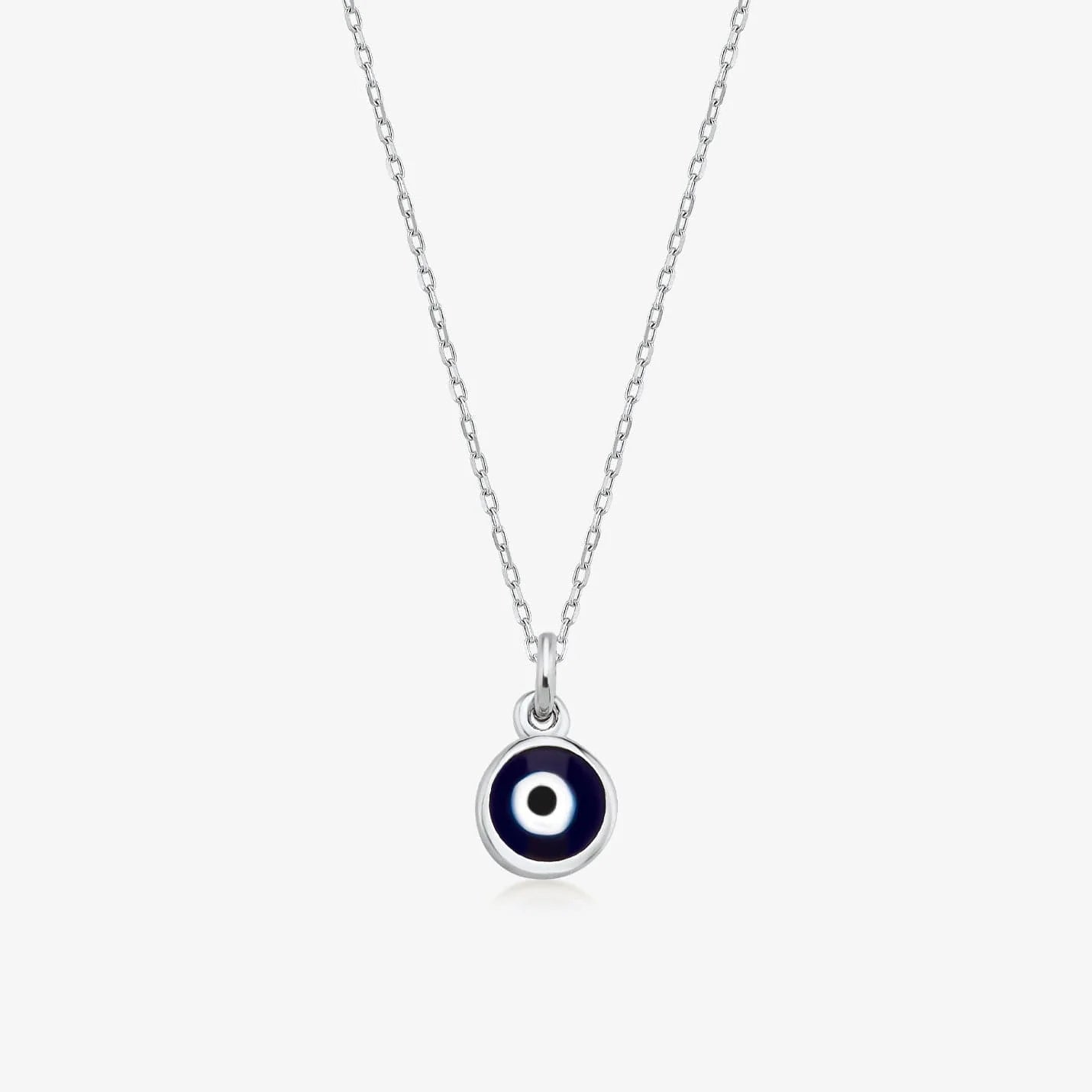 Minimal Evil Eye Necklace - Grace