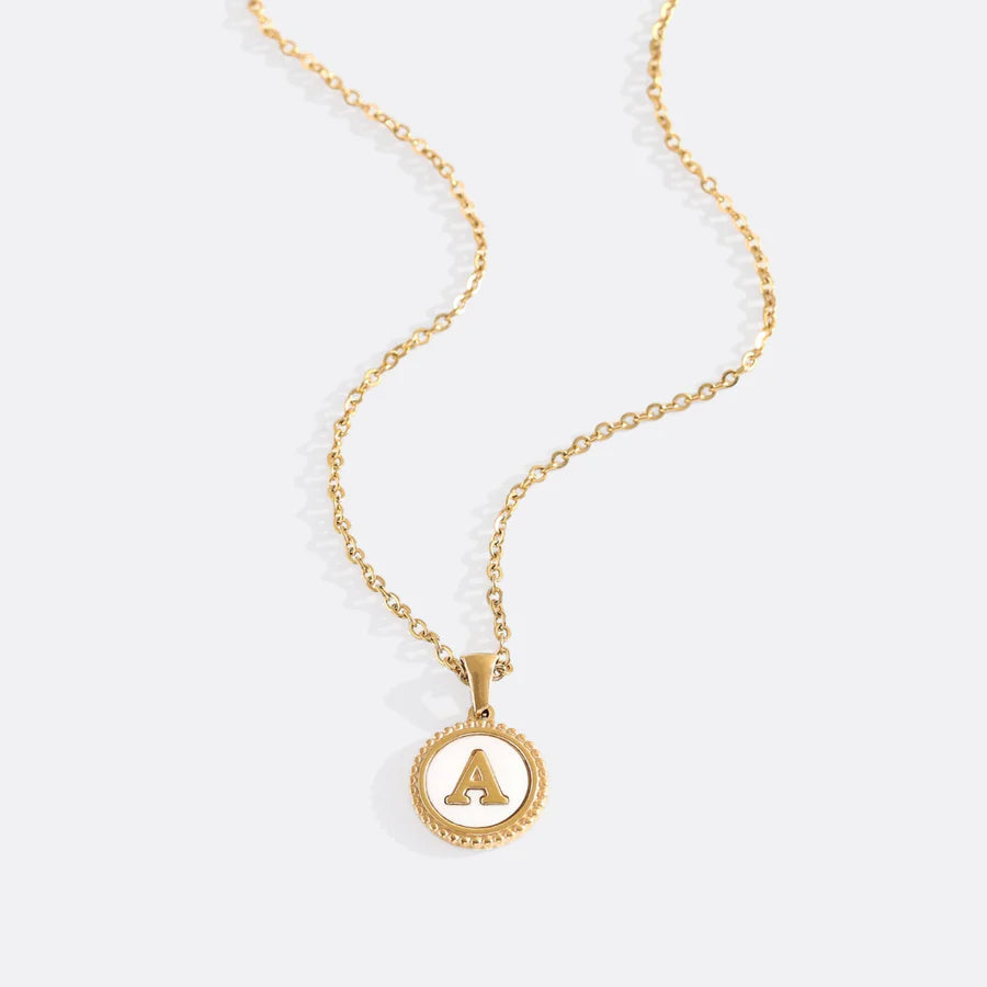 Pearl Disc Necklace