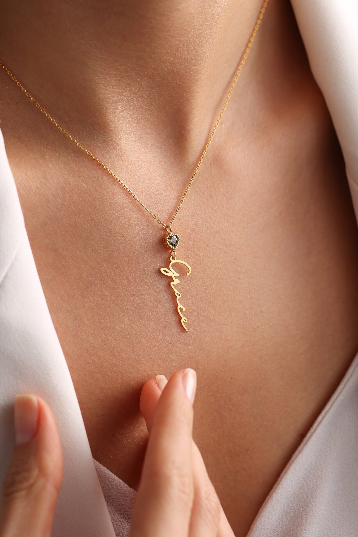 Forever Name & Birthstone Necklace