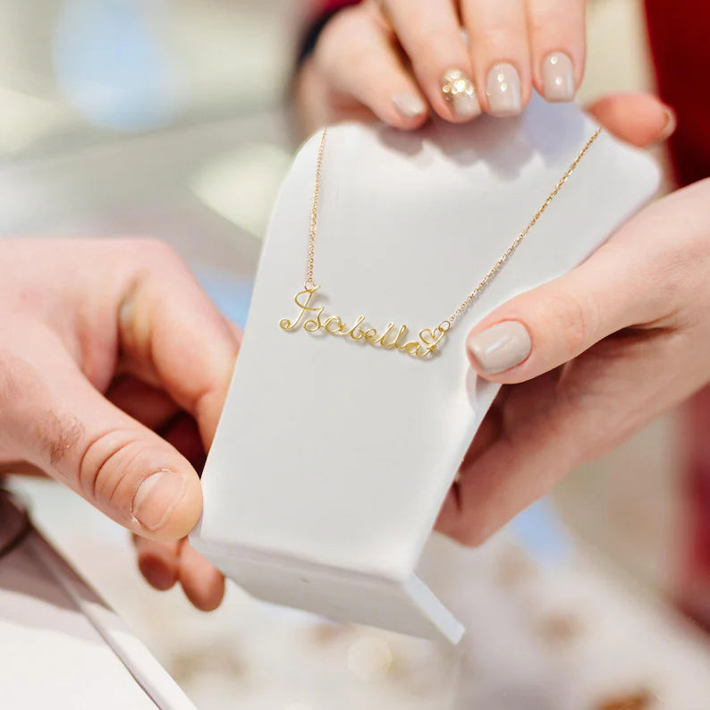 Wire Name Necklace
