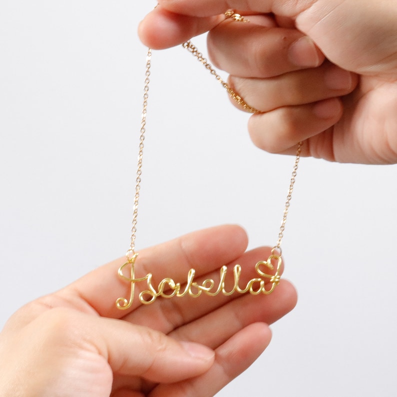 Wire Name Necklace