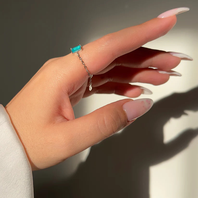 Aqua Azure Ring