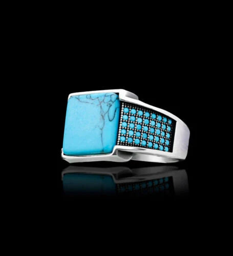 Timeless Turquoise Ring -925 Silver - Grace
