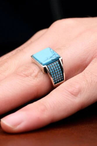 Timeless Turquoise Ring -925 Silver - Grace