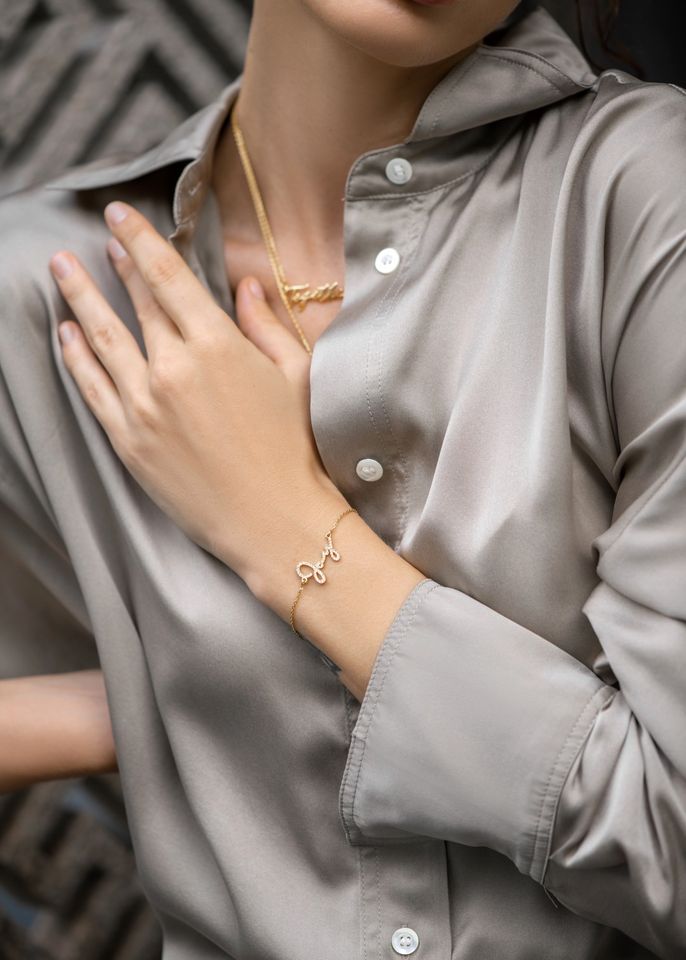 Signature Diamond Cut Bracelet - Grace