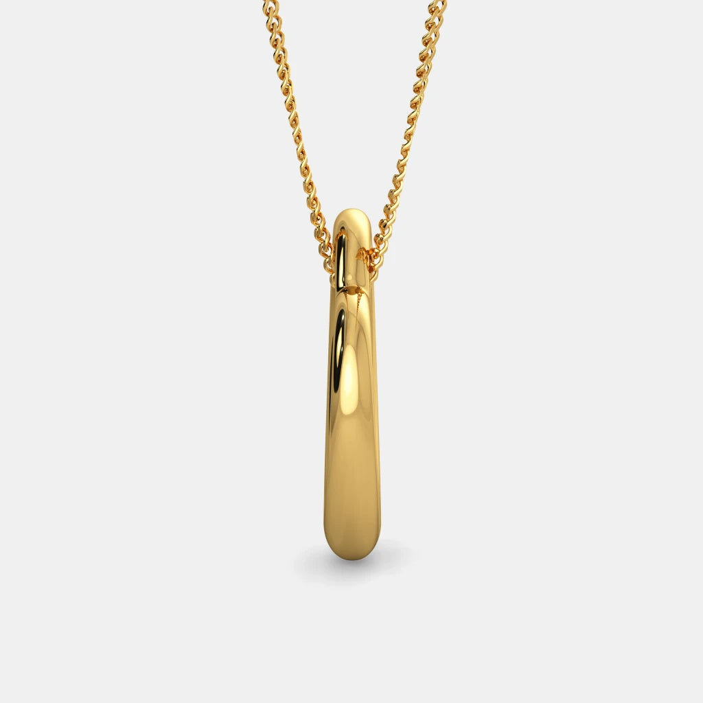 The Kiss Heart Necklace - Grace