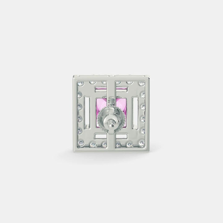 SERENA PINK SAPPHIRE STUDS - 925 SILVER - Grace