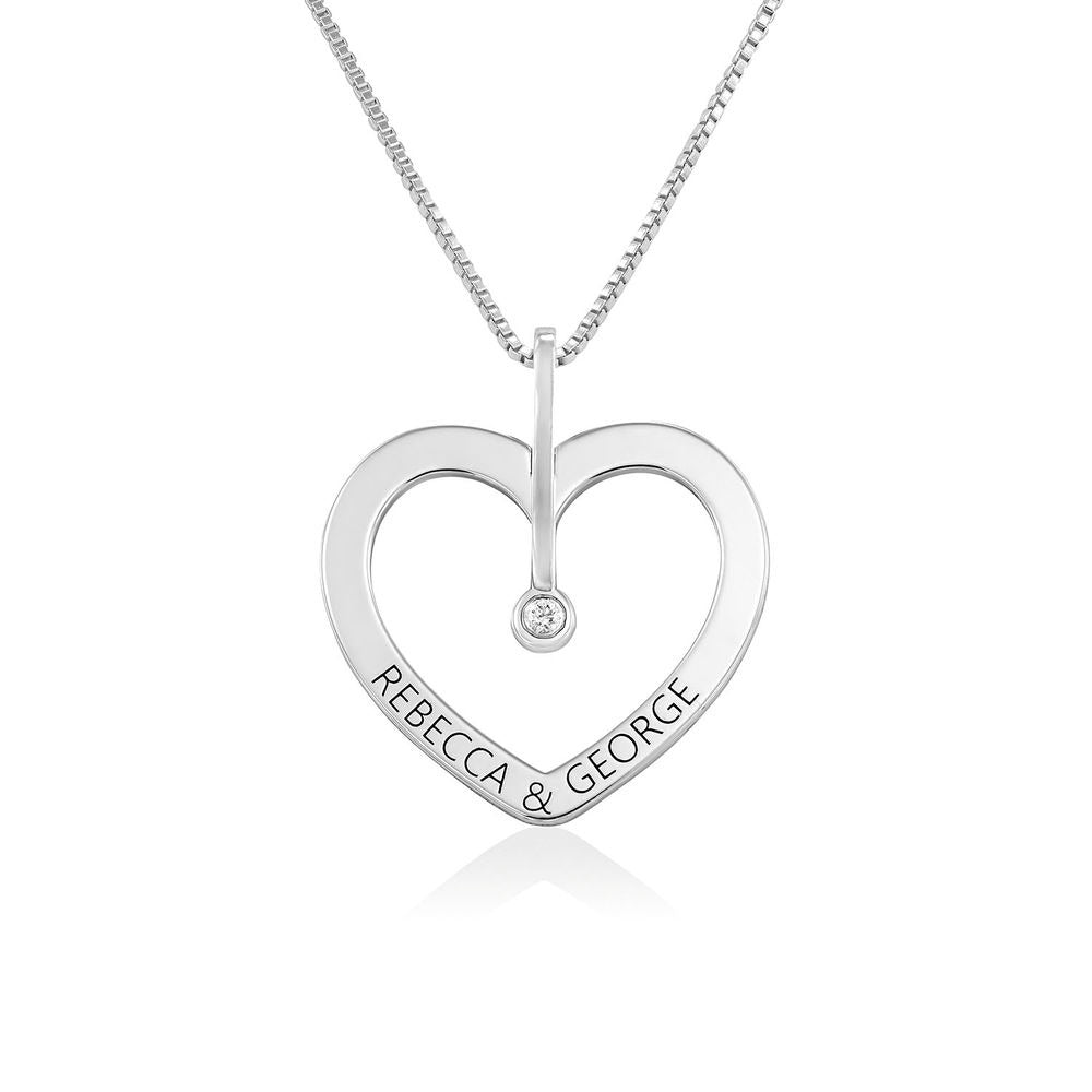 PERSONLIZED LOVE NECKLACE WITH DIAMOND - Grace