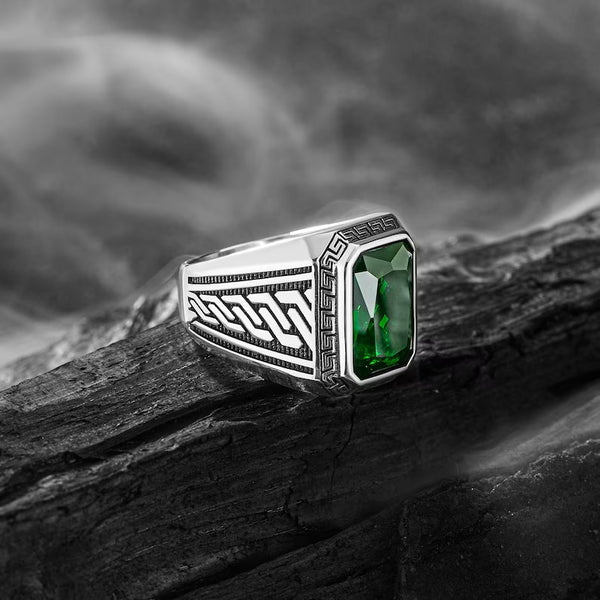Ancient Greek Mythology - Green Turkish Ring - Grace