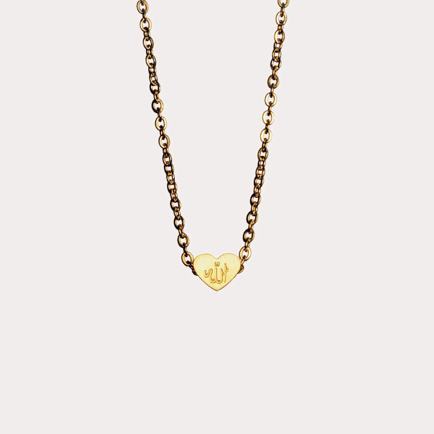 ALLAH الله - HEART NECKLACE - Grace