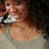 Diamond - Signature Name Necklace - Grace