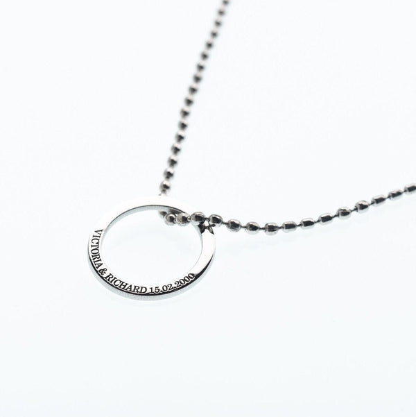 Personalized Ring Necklace - Grace