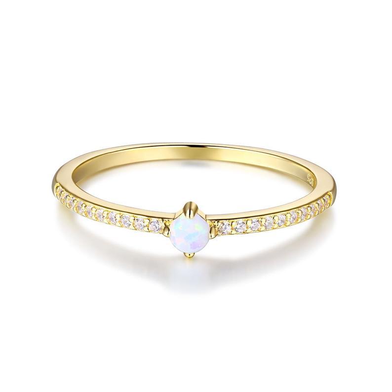 MINIMALIST OPAL RING - Grace