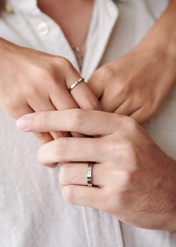 PERSONALIZED COUPLE BANDS - 925 SILVER - Grace