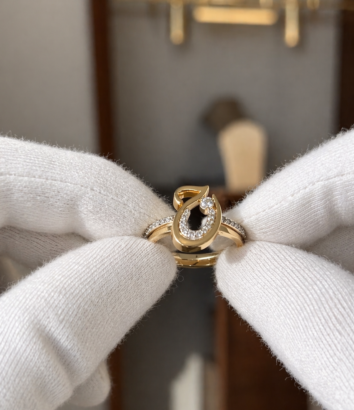 Diamond-Encrusted Ring