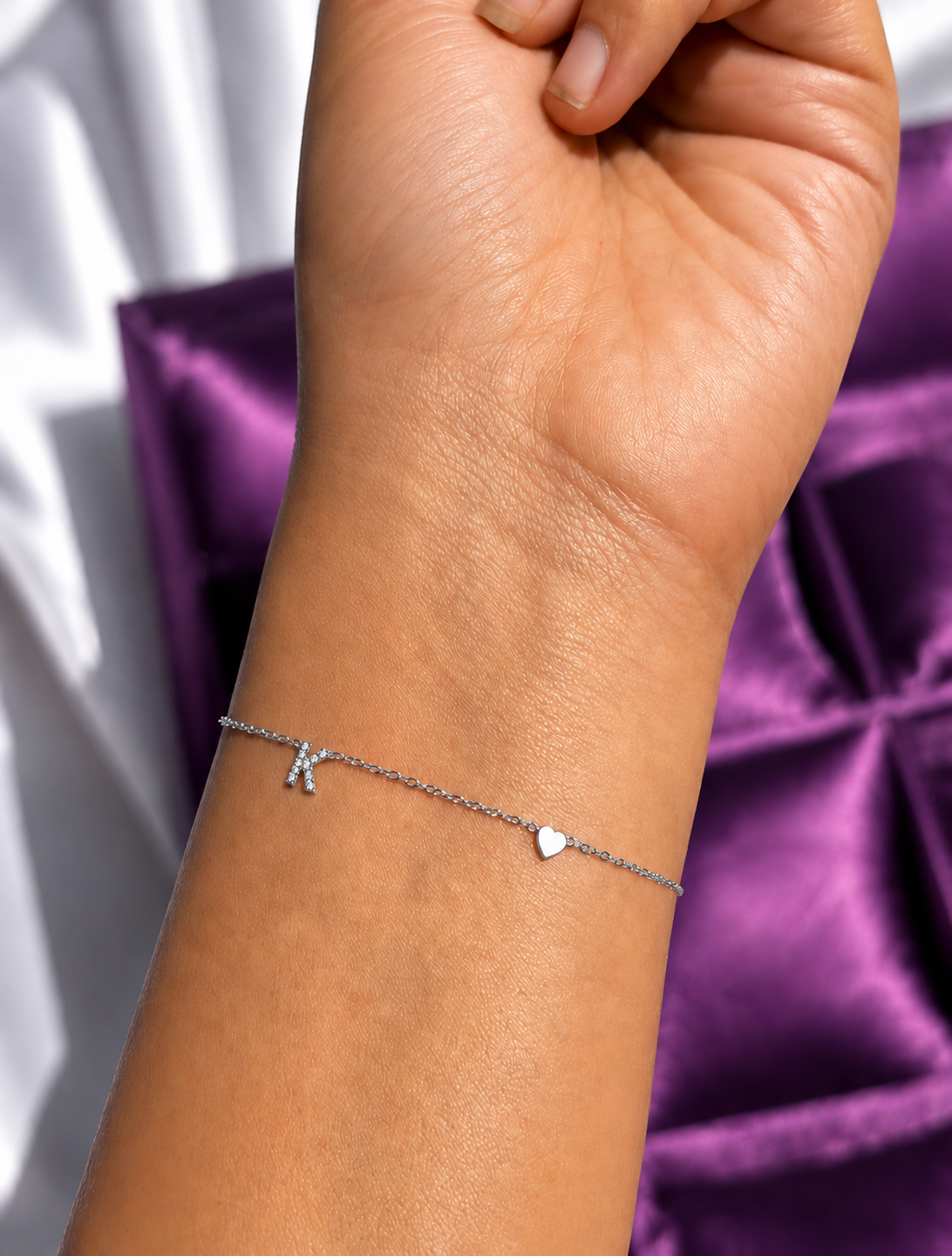 Initial Charm Bracelet