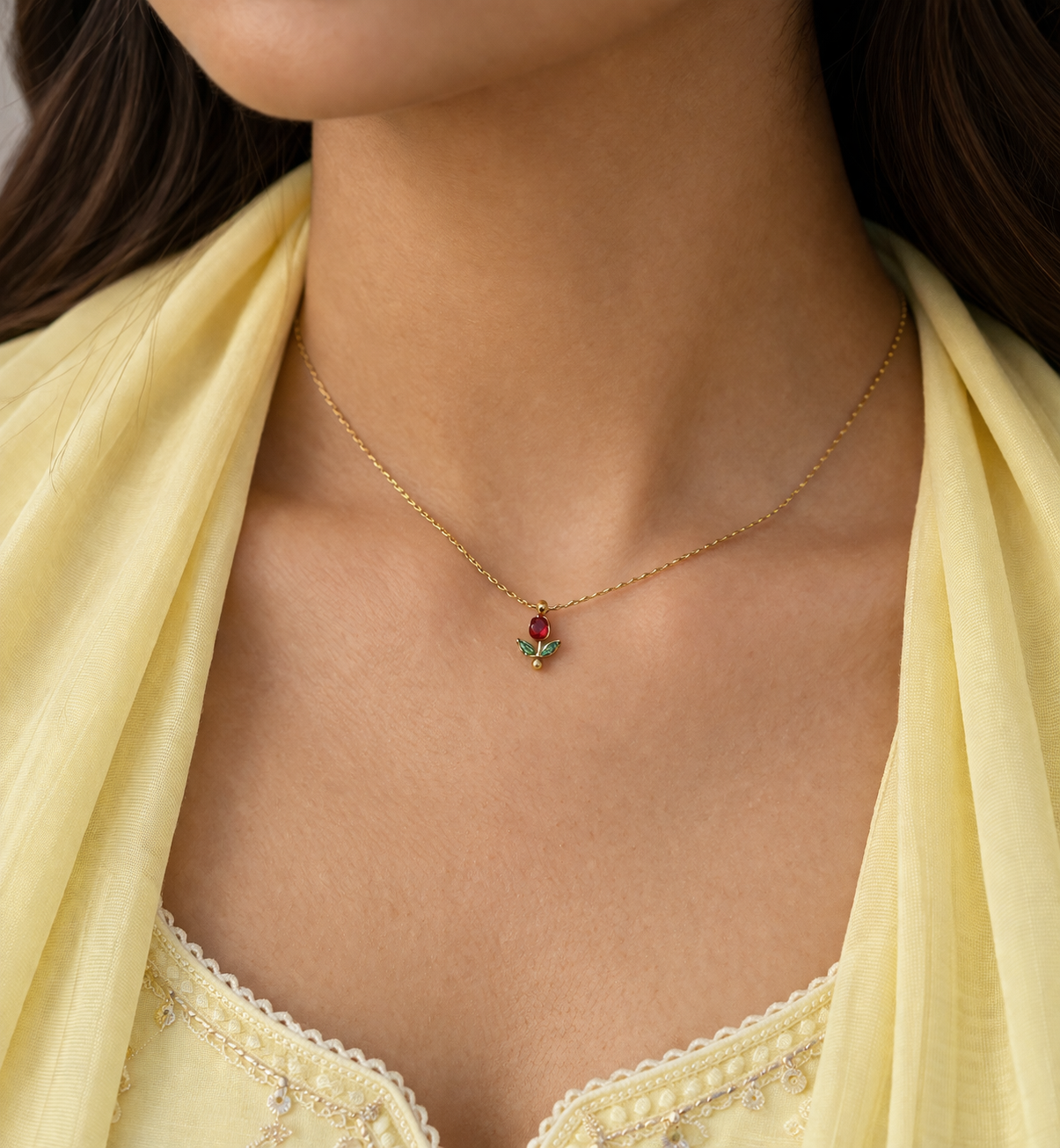 Tulip Bloom Necklace