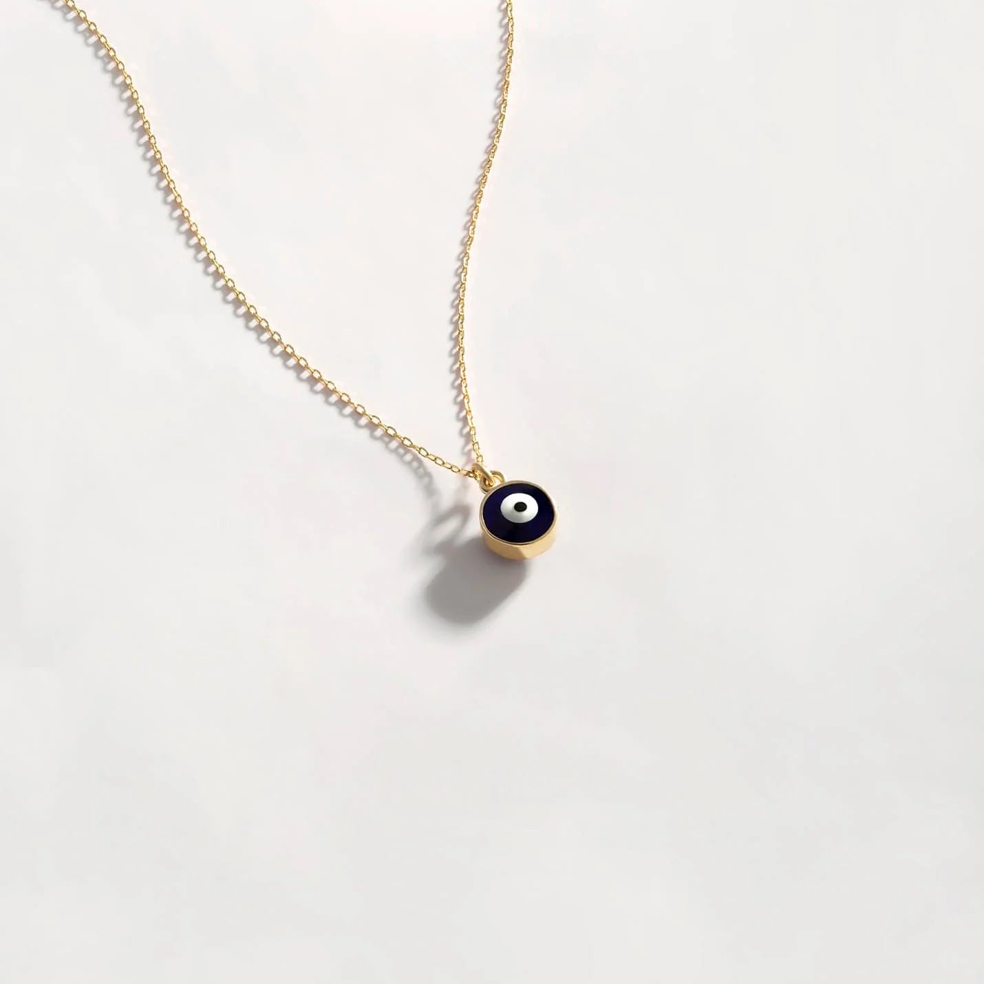 Minimal Evil Eye Necklace - Grace