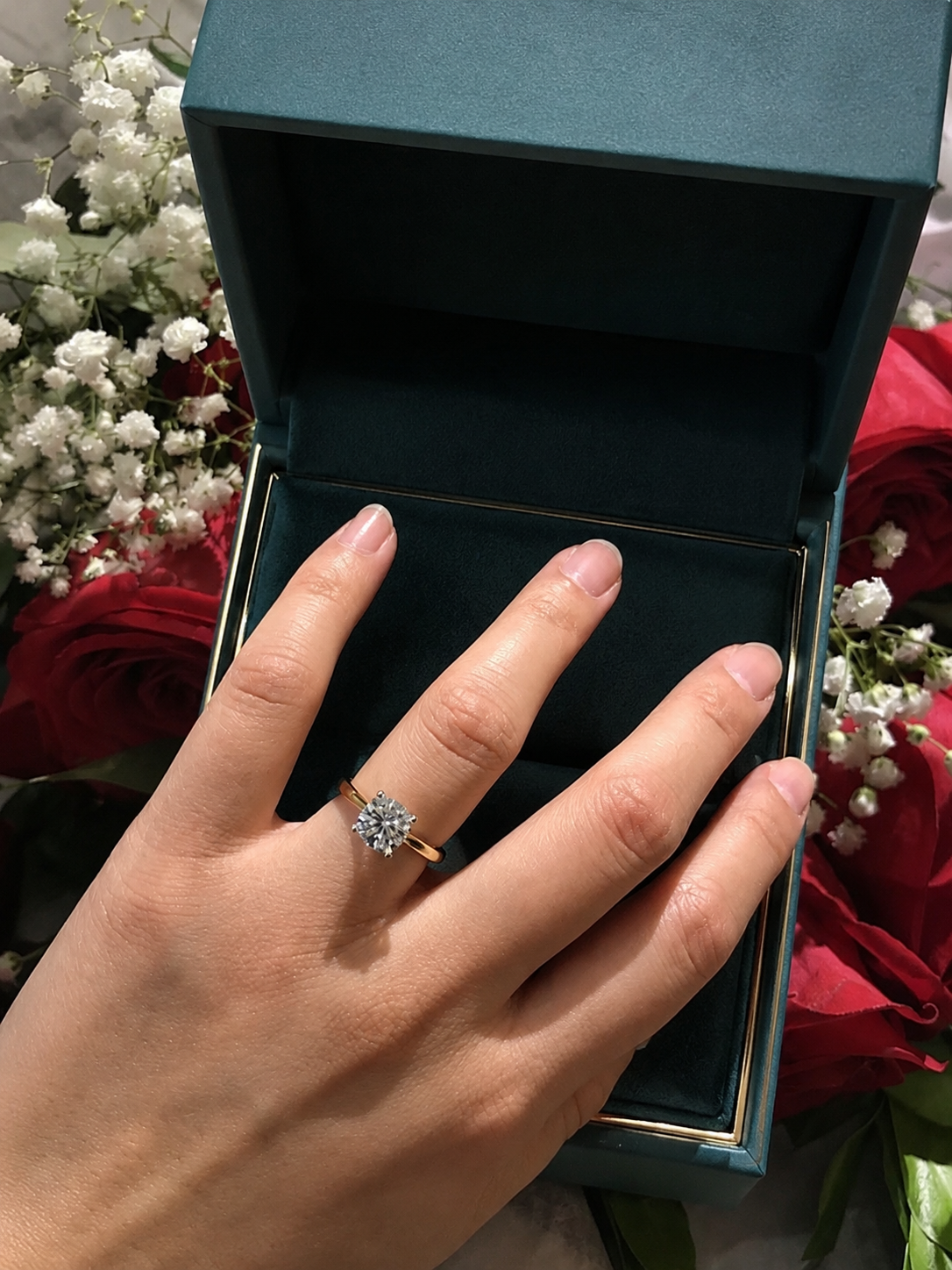 Grace Solitaire Ring-925