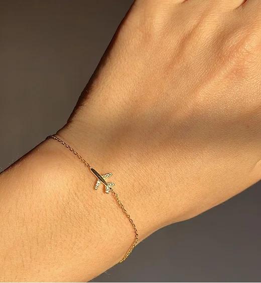 Aeroplane Bracelet (Pure silver)