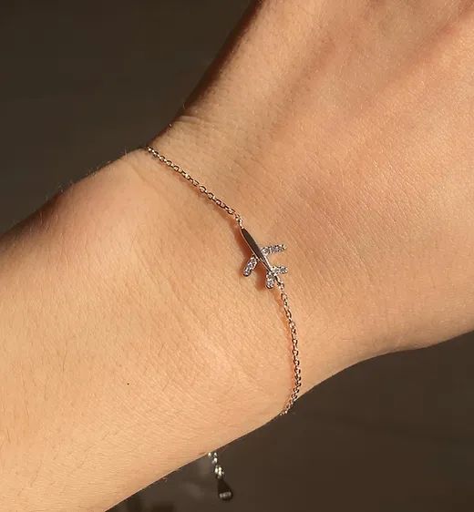 Aeroplane Bracelet (Pure silver)