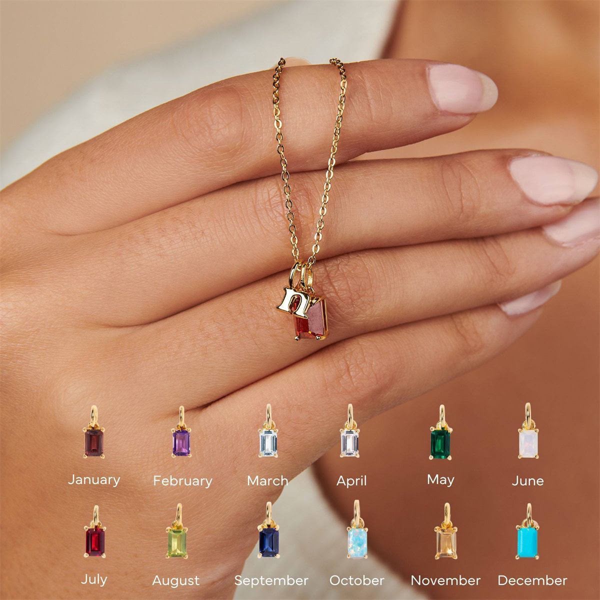 Initial Birthstone Muse