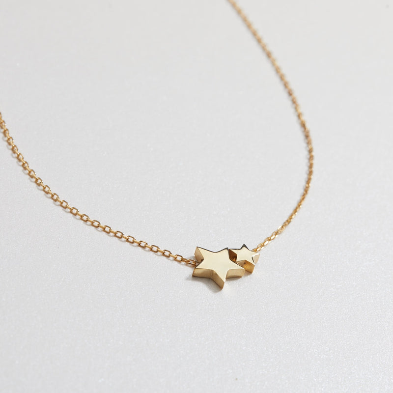 Duo Star Necklace