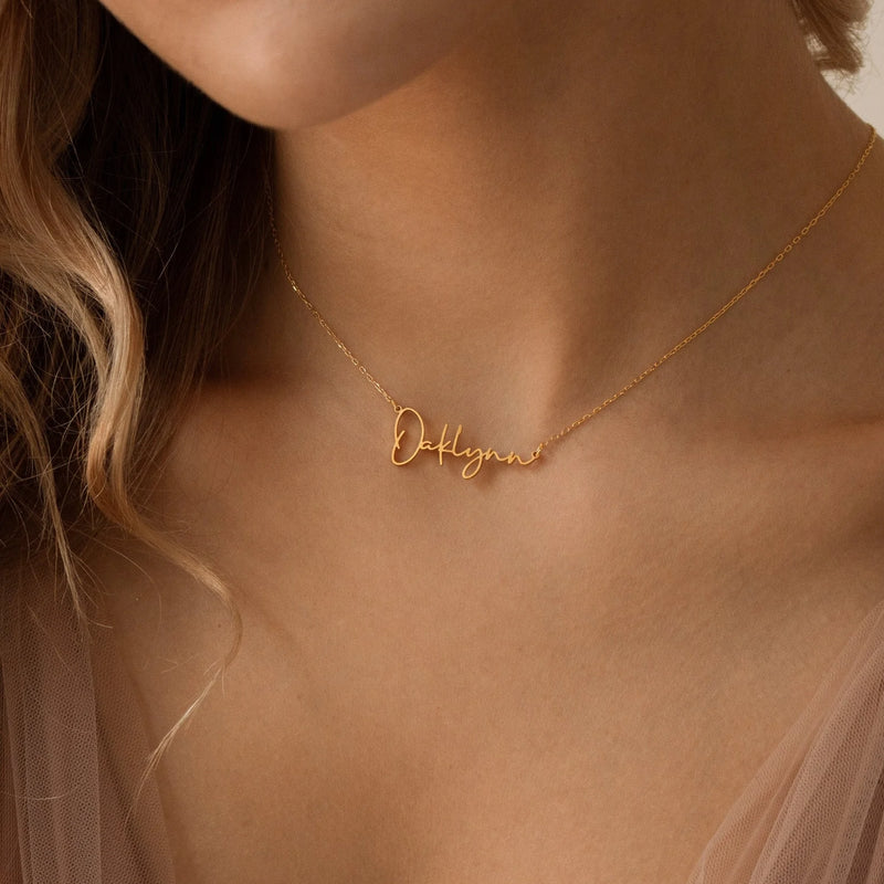 Miniature Name Necklace - Grace