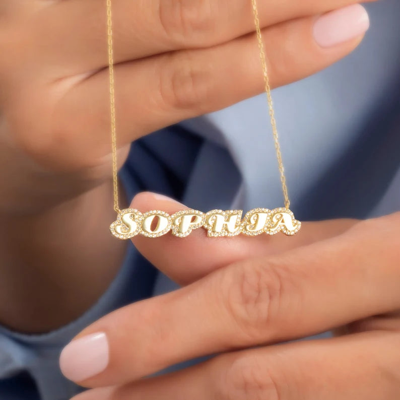 Dazzling Custom Name Necklace