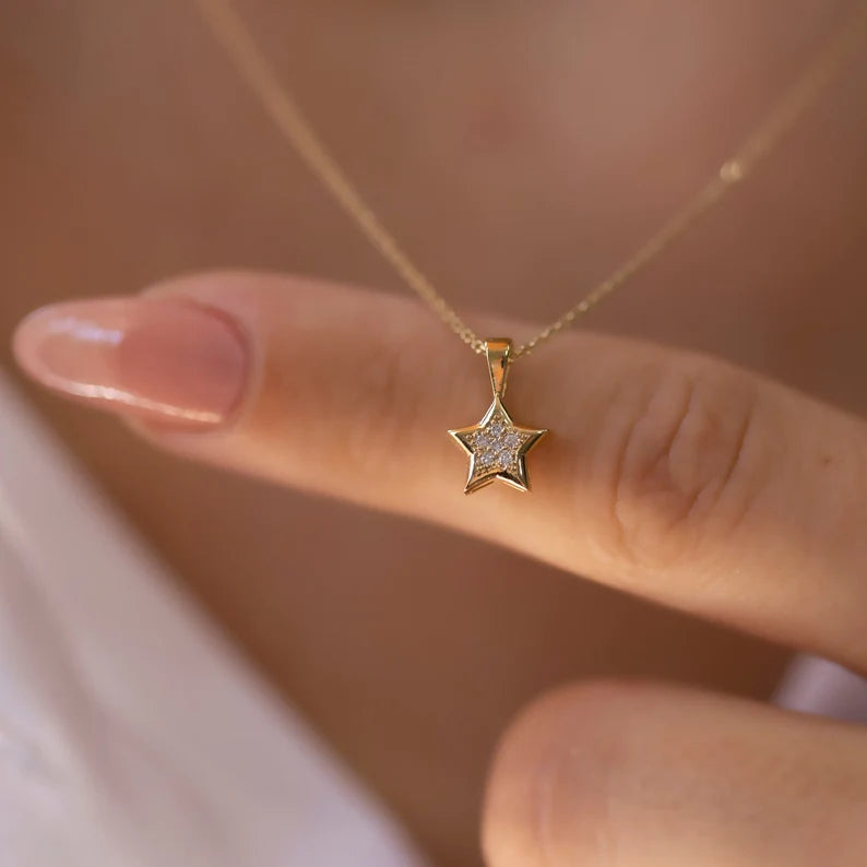 Diamond Star Necklace