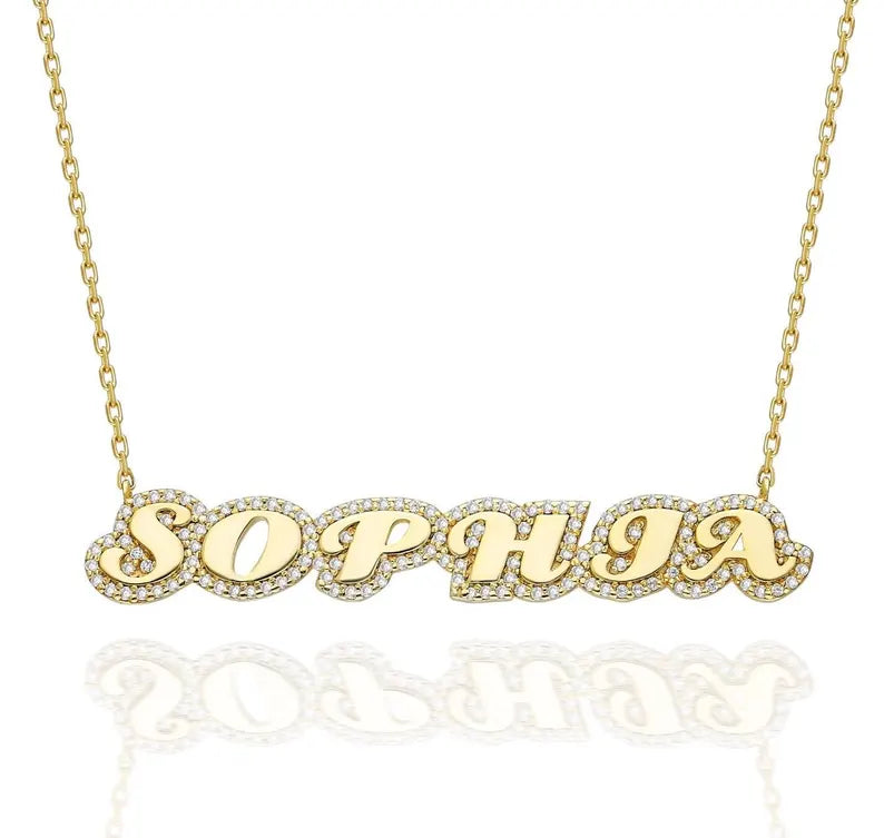 Dazzling Custom Name Necklace