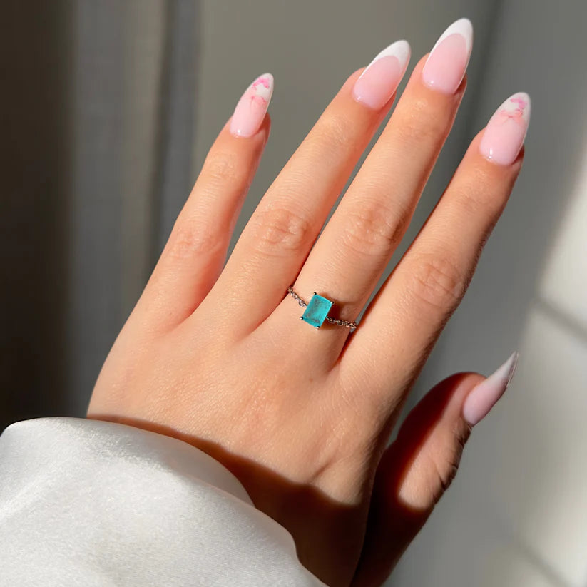 Aqua Azure Ring