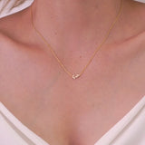 Minimal Arabic Diamond Necklace