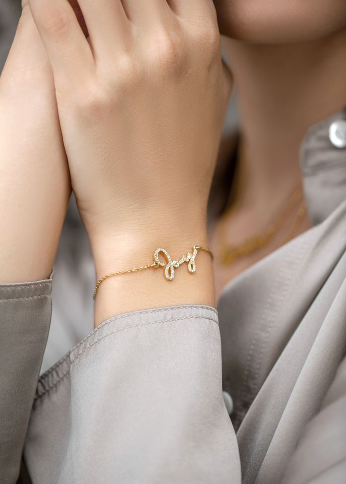 Signature Diamond Cut Bracelet - Grace