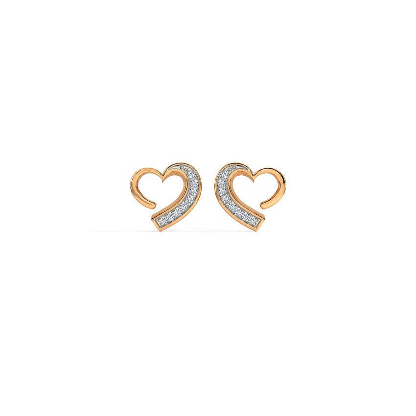 HEART SHAPED EARRING - 925 SILVER - Grace