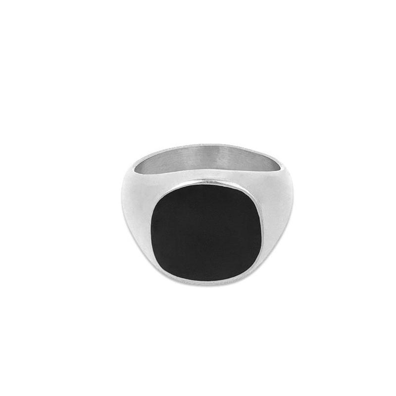 ROUND ONYX RING - Grace