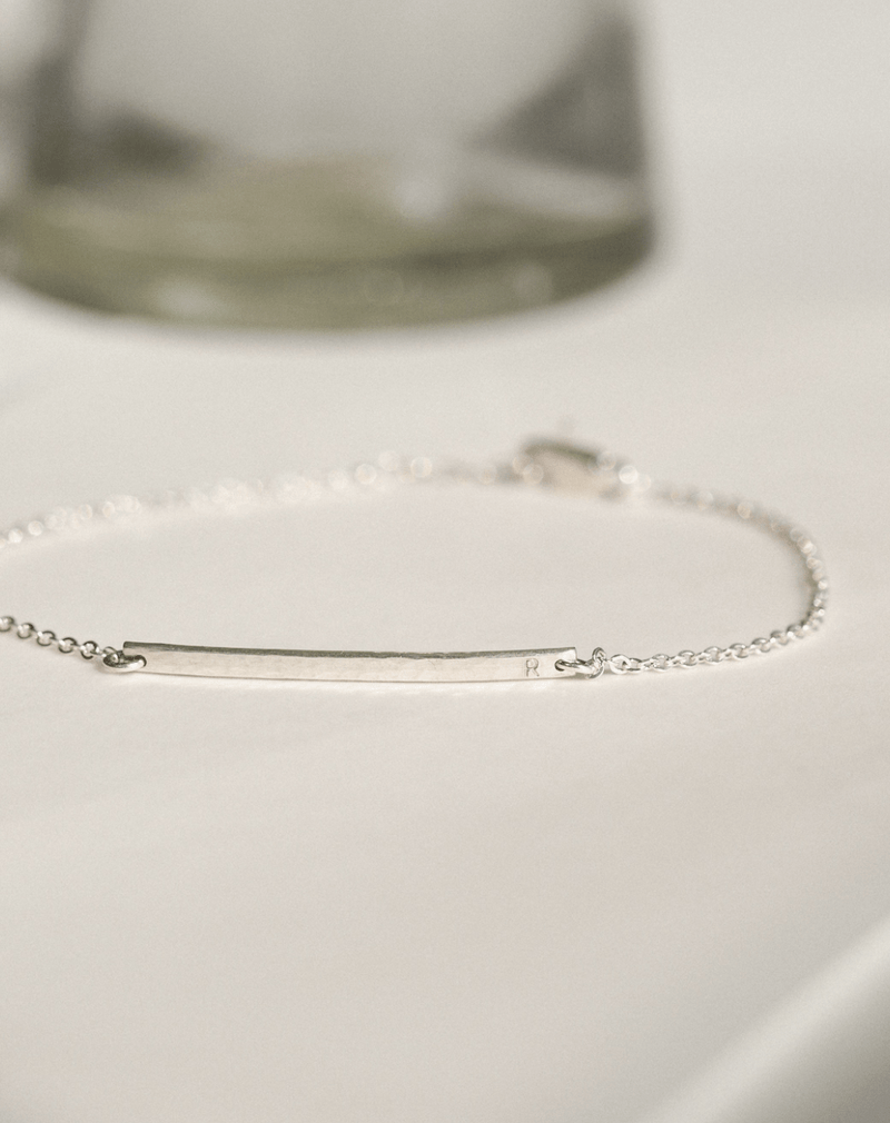 Tiny Bar Personalized Bracelet - Grace