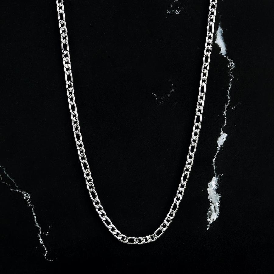 SILVER FIGARO CHAIN - Grace