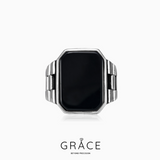 Onyx Oyster Strap-925 SILVER - Grace