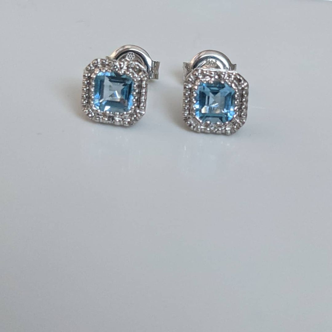 AQUA MARINE EARRINGS - Grace