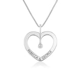 PERSONLIZED LOVE NECKLACE WITH DIAMOND