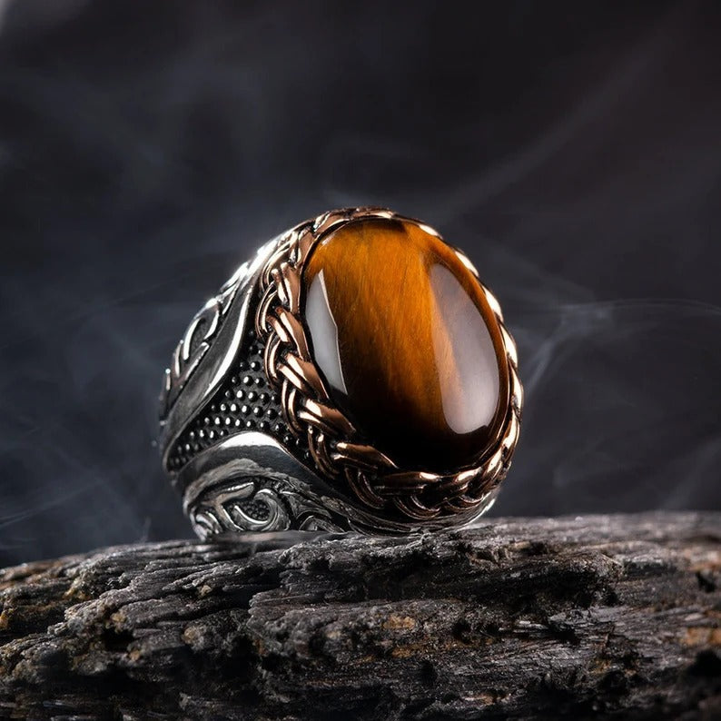 TIGER EYE TURKISH RING - Grace