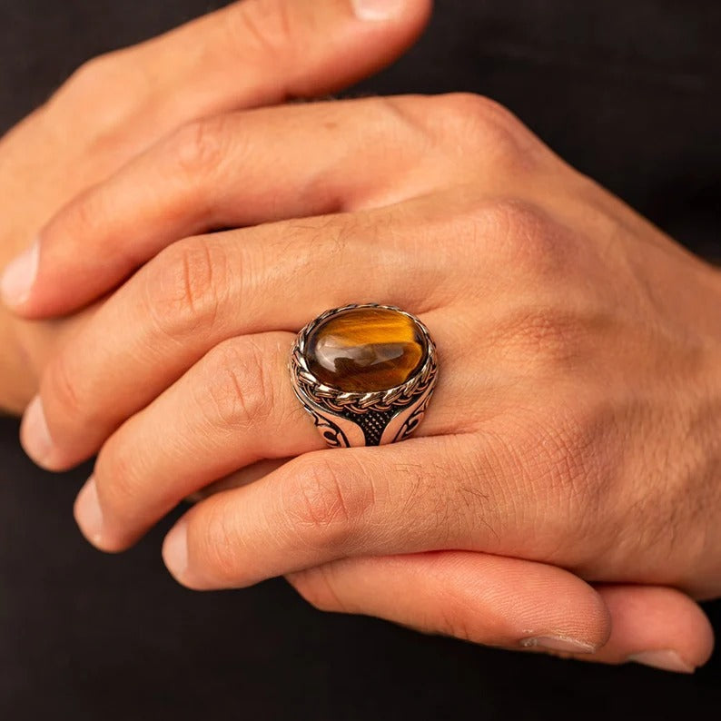 TIGER EYE TURKISH RING - Grace