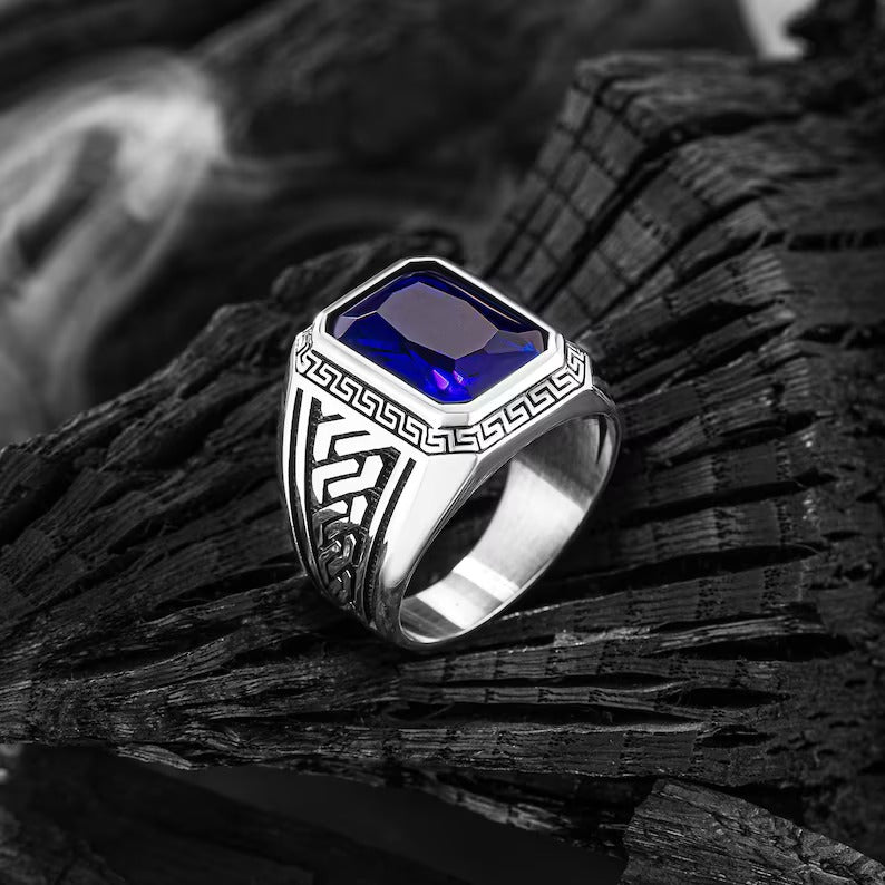 Ancient Greek Mythology - Blue Turkish Ring - Grace