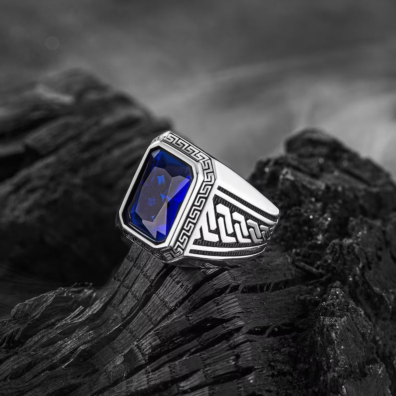 Ancient Greek Mythology - Blue Turkish Ring - Grace