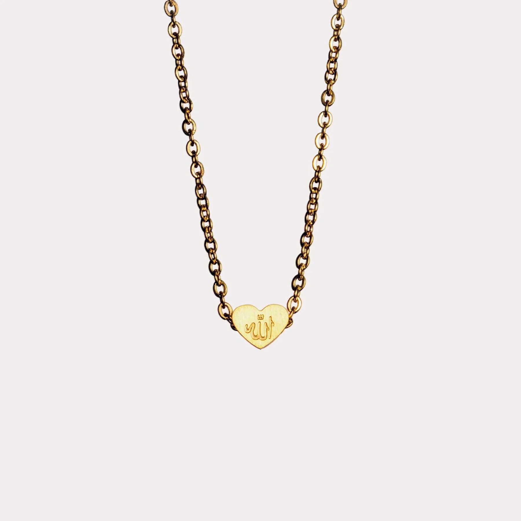 ALLAH الله - HEART NECKLACE‎ - Grace