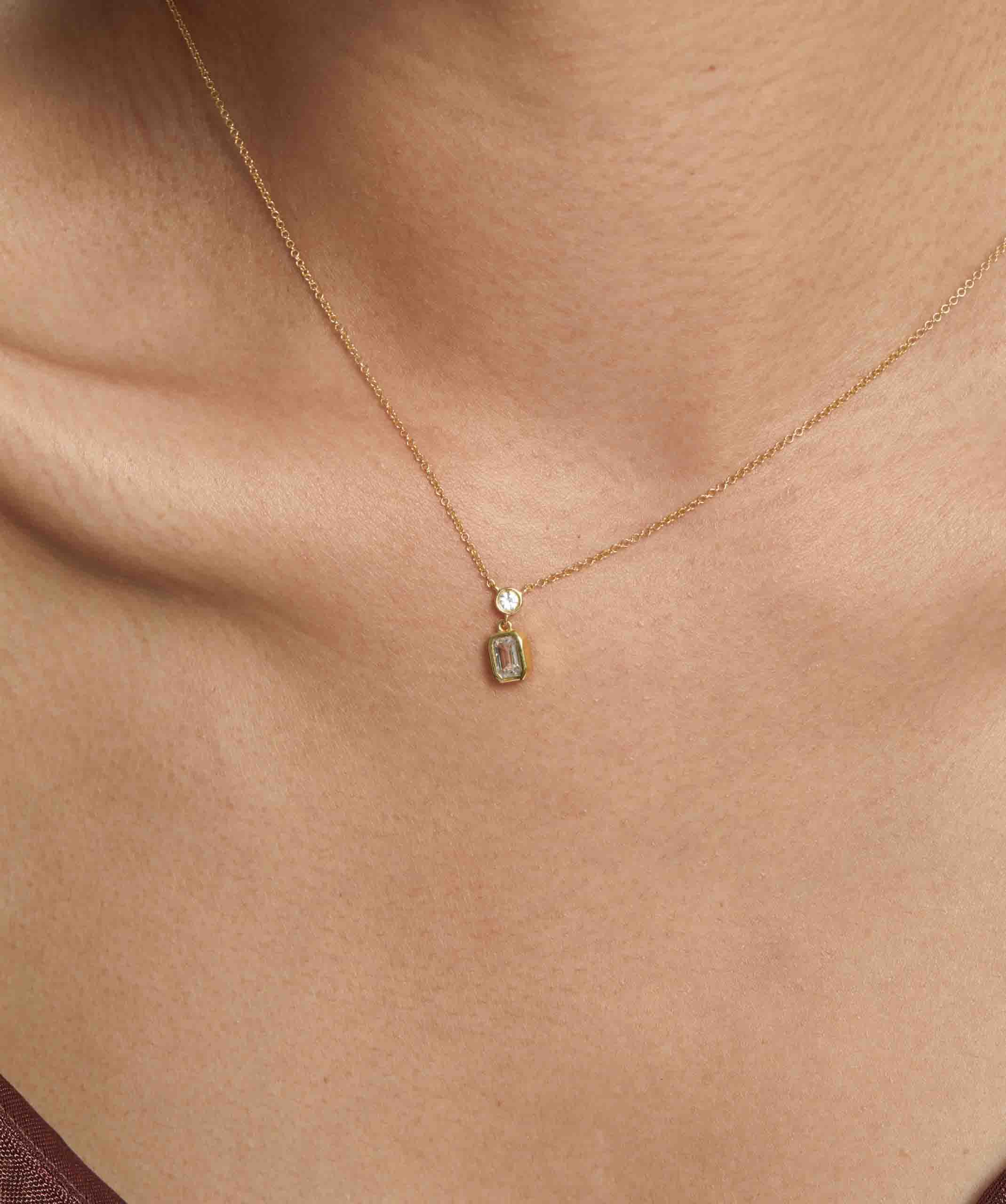 GRACE ZIRCON CUT NECKLACE - Grace