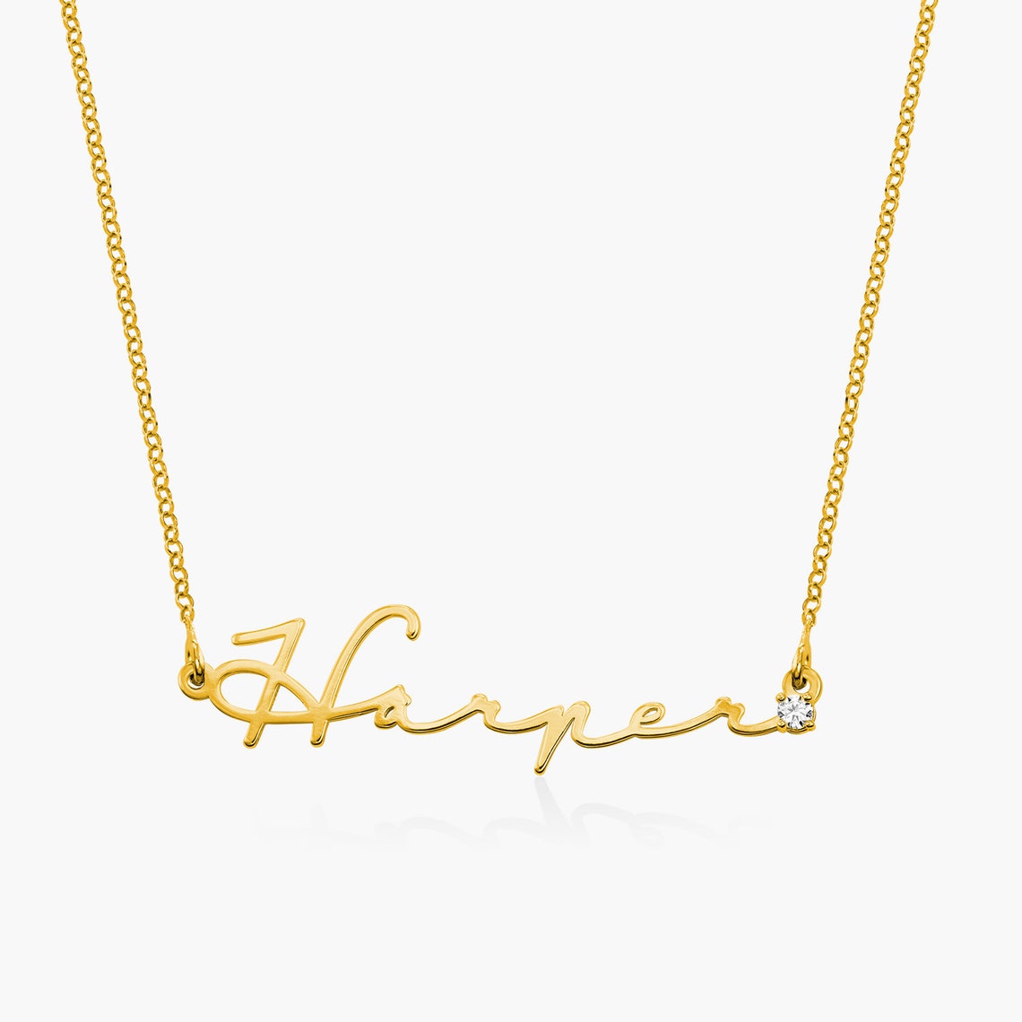 Diamond - Signature Name Necklace - Grace